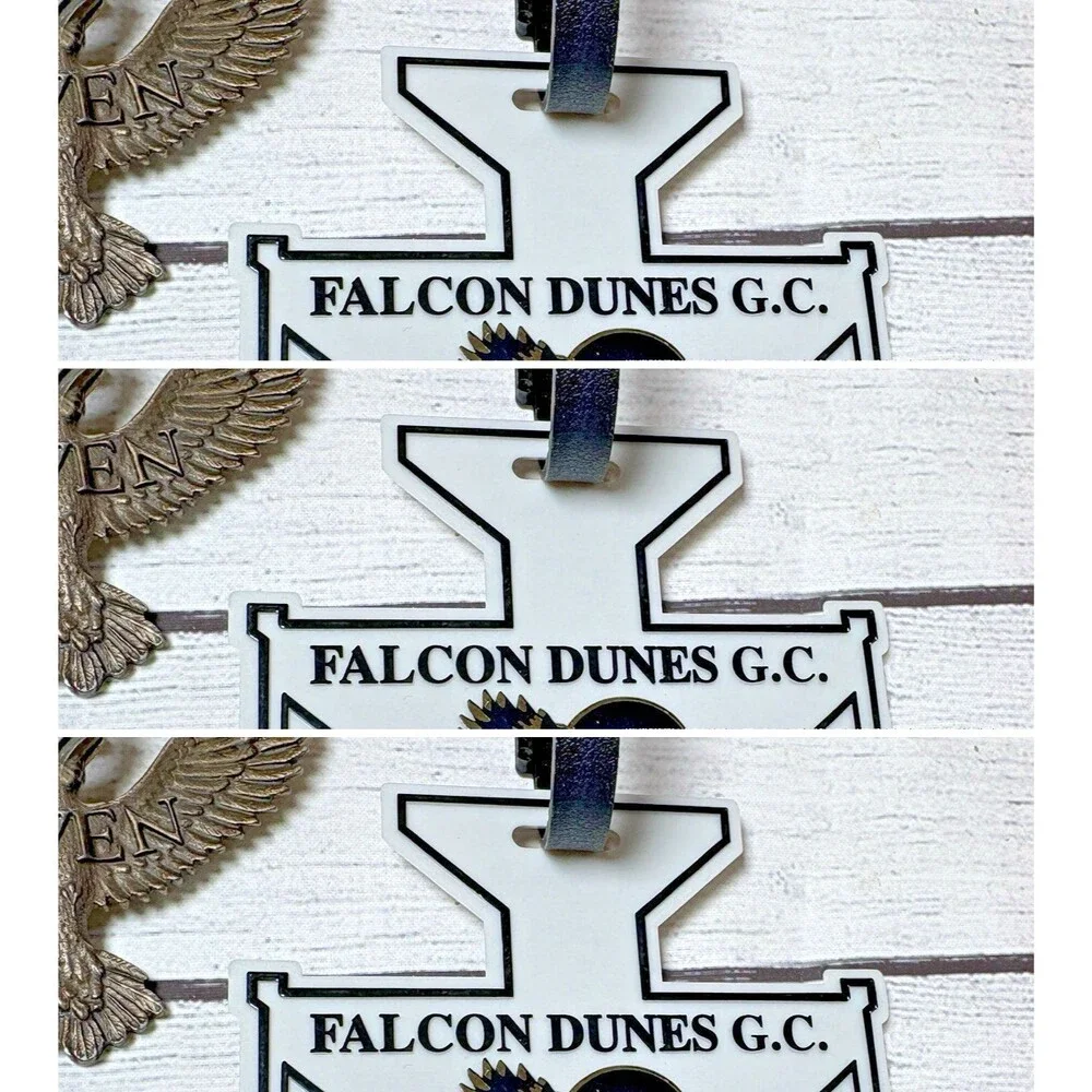 Golf Bag Tag Lot 5 ARIZONA Falcon Dunes Luke AFB Raven Estrella Wigwam